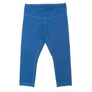 Lululemon Crop Capri Yoga Pants Womens size 8 Athletic Workout Gym Blue